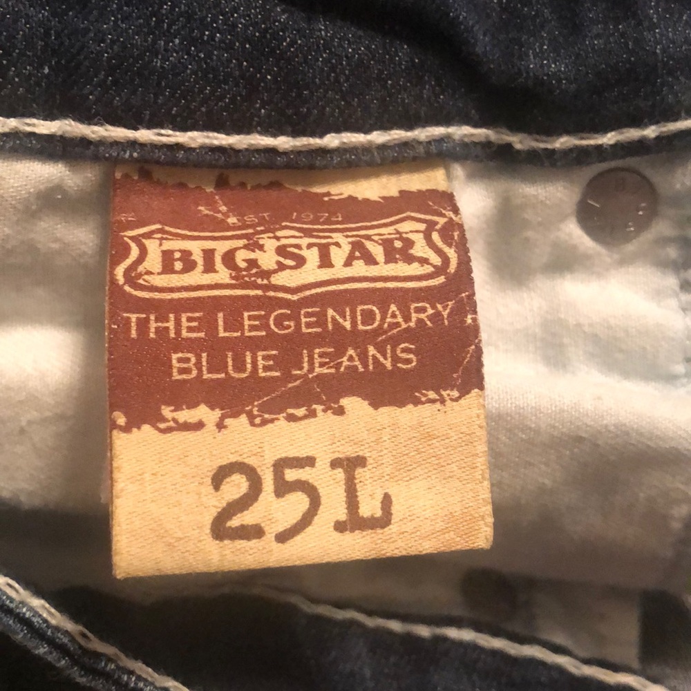 * BNWOT* Big Star Remy Low Rise Size 25L - Picture 5 of 7